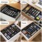 Extra Large Expandable Silverware Organizer, BPA-Free Food-Safe Cutlery Flatware Organizer, Kitchen Utensil Drawer Organizer, Adjustable Silverware Holder for Spoons Forks Knives, Black